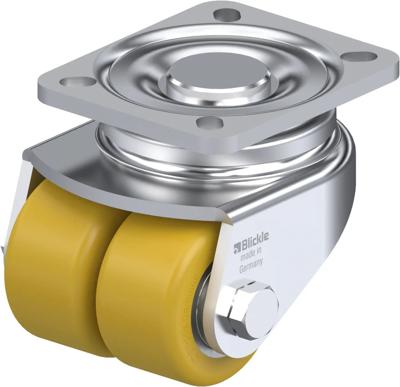 Blickle LHD-VSTH 60K Dubbel zwenkwiel Wieldiameter: 60 mm Draagvermogen (max.): 360 kg 1 stuk(s)