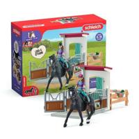 Schleich horse club paardenbox met lisa en storm 42709 - thumbnail