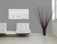 Sigel SI-GL260 Glasmagneetbord Artverum 910x460x15mm White Wave - thumbnail