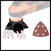 Einhell TE-MG 350 EQ 4465155 Multifunctioneel gereedschap Incl. accessoires, Incl. koffer 350 W - thumbnail