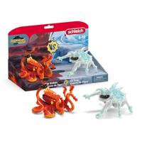 Lava Octopus vs Ice Bug Duo Beeldjes, SCHLEICH 70826 Eldrador Creatures, Voor kinderen vanaf 6 jaar - thumbnail