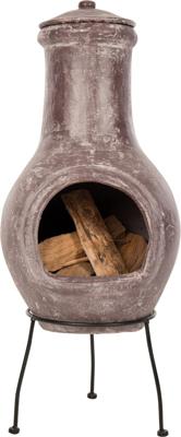 RedFire haard salamanca 36x36x85 cm klei donkerrood