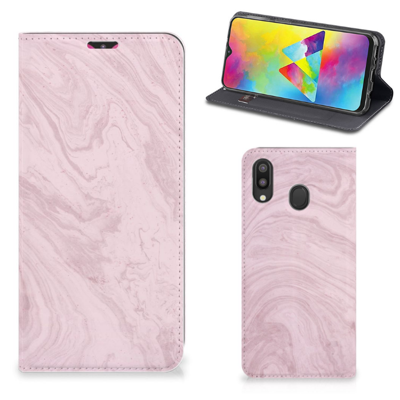 Samsung Galaxy M20 Standcase Marble Pink - Origineel Cadeau Vriendin Samsung Galaxy M20 Standcase Marble Pink - Origineel Cadeau Vriendin