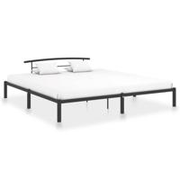 VidaXL Bedframe metaal zwart 200x200 cm - thumbnail