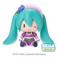 Character Vocal Series 01: Hatsune Miku Fuwa Petit Chibi Figure Hatsune Miku x Love and Berry Dress Up and Dance! Sparkly Purple 8 cm - thumbnail