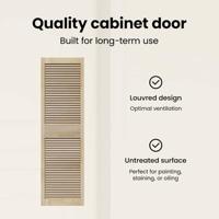 VidaXL Kastdeur 4 pcs naturel 170 x 2,1 x 49,5 cm massief grenenhout - thumbnail