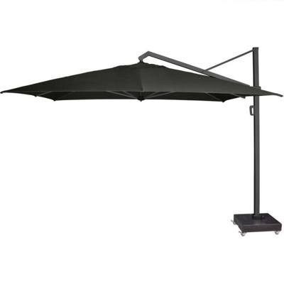 Platinum | Zweefparasol Icon Premium 400 x 300 cm | Faded Black