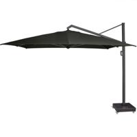 Platinum | Zweefparasol Icon Premium 400 x 300 cm | Faded Black - thumbnail