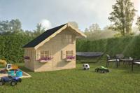 Speelhuisje Lola 220x180 cm- - Hout- Tuindeco - thumbnail