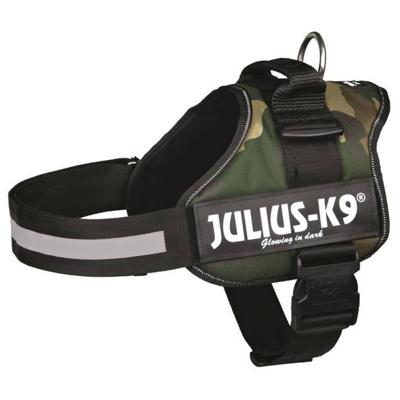 Krachtharnas Julius-k9 - 1 - L: 66-85 Cm-50 Mm - Camouflage - Voor Hond