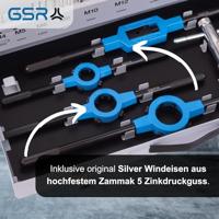 GSR 00708090 Schroefdraadsnijderset 56-delig HSS-G Metrisch M3 - M18, M20 - thumbnail
