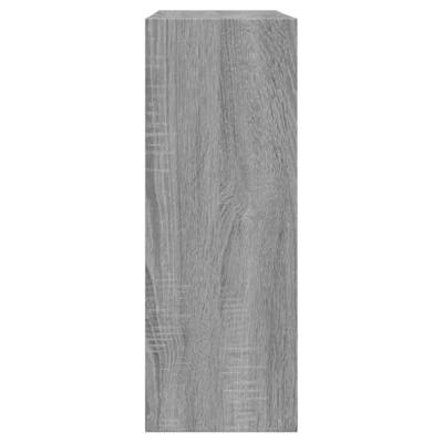VidaXL Schoenenkast 60x21x57 cm bewerkt hout grijs sonoma eikenkleurig VidaXL Schoenenkast 60x21x57 cm bewerkt hout grijs sonoma eikenkleurig