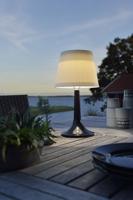 Solar tafellamp met LED verlichting - Zwart - thumbnail