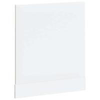 Vaatwaspaneel Lucca bewerkt hout hoogglans wit - thumbnail