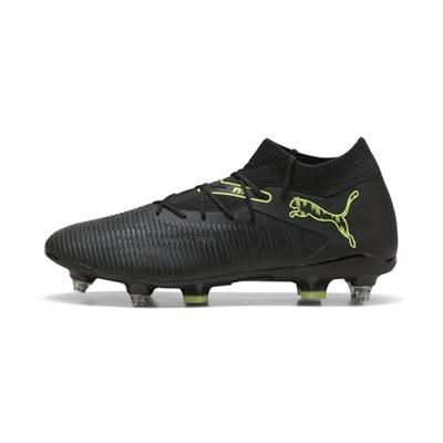 PUMA Future 8 Match IJzeren-Nop Voetbalschoenen (SG) Zwart Donkergroen Lichtgroen