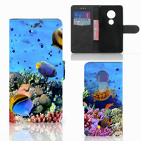 Motorola Moto G7 Play | Telefoonhoesje | Met pasjeshouder | Vissen - thumbnail