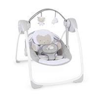 Baby wipstoel Ingenuity Cuddle Lamb Compact Grijs - thumbnail