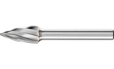 PFERD TOOLS 21122616 Freesstift Spitsboog Lengte 60 mm Afmeting, Ø 10 mm Werklengte 20 mm Schachtdiameter 6 mm PFERD TOOLS 21122616 Freesstift Spitsboog Lengte 60 mm Afmeting, Ø 10 mm Werklengte 20 mm Schachtdiameter 6 mm