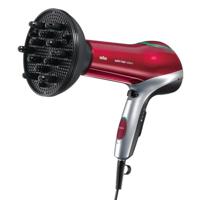 Braun HD770 Satin Hair 7 Colour Föhn 2200W Rood/Zilver - thumbnail