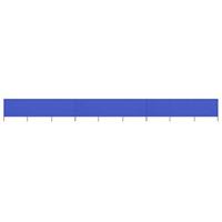 VidaXL Windscherm 9-panelen 1200x120 cm stof azuurblauw - thumbnail