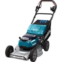 Makita DLM533PT4 2x18 Volt Grasmaaier met 4 Accu's en Duolader 53 cm - zelfrijdend - thumbnail