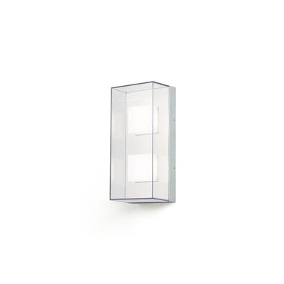 Konstsmide Sanremo Double 7936-310 LED-buitenlamp (wand) Energielabel: F (A - G) LED LED vast ingebouwd 8 W Grijs-aluminium