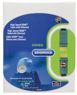 High Speed HDMI kabel met Ethernet Plat HDMI-Connector - HDMI-Connector 20.0 m Blauw - thumbnail