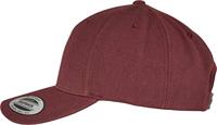 Flexfit FX5789M YP Classics 5-Panel Premium Curved Visor Snapback Cap - Maroon - One Size - thumbnail