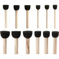 Creativ Company Foam tamponeerstokjes, l: 9-10 cm, d 13+20+25+35 mm, 12 stuk/ 1 doos - thumbnail