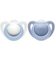 NUK Genius fopspeen jongen maat 2 (2 stuks) - thumbnail