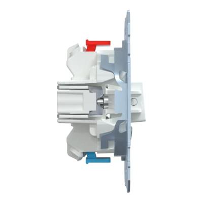 Merten MEG3606-0000 Uitschakelaar, Wisselschakelaar Inzetstuk Grijs 1 stuk(s)