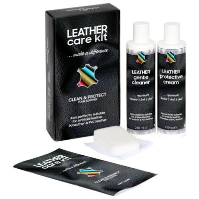VidaXL Leerverzorgingsset 2x250 ml care kit