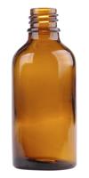 Helios Holland Flesje glas 50ml amber 5 Stuks - thumbnail