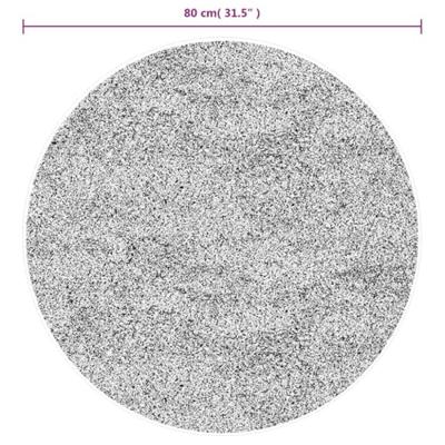 Vloerkleed shaggy hoogpolig modern 80 cm groen