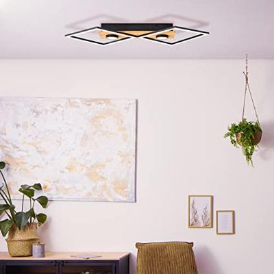 Brilliant Houten led plafondlampWoodbridge M - G99756/76