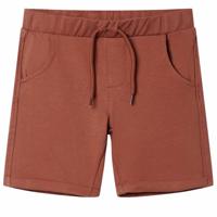 VidaXL Kindershorts met trekkoord 116 bruin - thumbnail