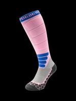 Poederbaas Merino Pro Skisok Powder Rose 35-38 - thumbnail