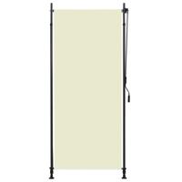 VidaXL Rolgordijn voor buiten 100x270 cm crème - thumbnail