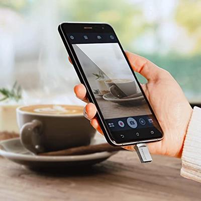 Transcend JetFlash 890 USB-stick smartphone/tablet Zilver 128 GB USB-A 3.2 Gen 2, USB-C Transcend JetFlash 890 USB-stick smartphone/tablet Zilver 128 GB USB-A 3.2 Gen 2, USB-C