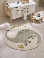 Rond tapijt Dinosaurus Minisaurus groen - thumbnail