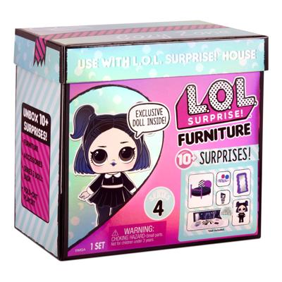 MGA Entertainment L.O.L. Surprise! Furniture with Doll - Cozy Zone & Dusk pop Serie 4 MGA Entertainment L.O.L. Surprise! Furniture with Doll - Cozy Zone & Dusk pop Serie 4