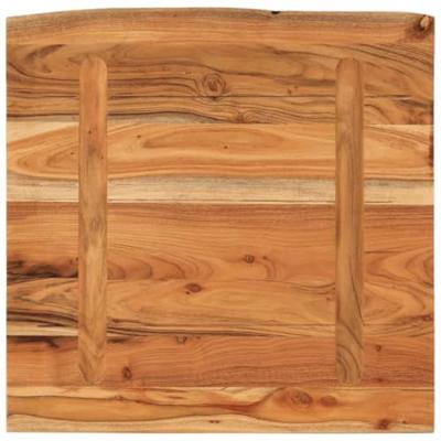 Wandschap vierkant natuurlijke rand 40x40x2,5 cm acaciahout Wandschap vierkant natuurlijke rand 40x40x2,5 cm acaciahout
