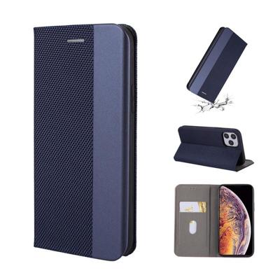 Voor iPhone 11 Pro Max ultradunne shell magnetische horizontale Flip lederen draagtas met houder & kaartsleuven (blauw) Voor iPhone 11 Pro Max ultradunne shell magnetische horizontale Flip lederen draagtas met houder & kaartsleuven (blauw)