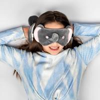 Relaxeazzz Adoramals Janu de Olifant Rond Reiskussen & Slaapmasker - thumbnail