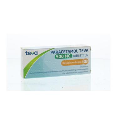 Teva Paracetamol 500mg 20 Tabletten