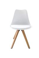 byLIVING 2 stoelen Kira (Wit/eiken) - thumbnail