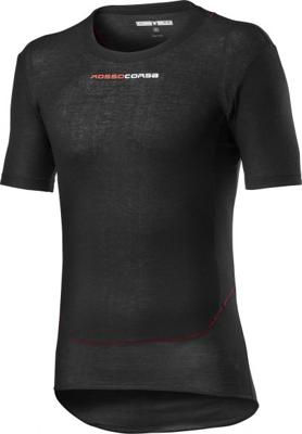 Castelli Prosecco Tech ondershirt korte mouw zwart heren L Castelli Prosecco Tech ondershirt korte mouw zwart heren L