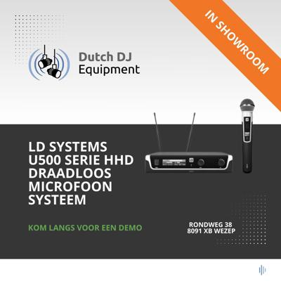 LD Systems U508 HHD draadloze handheld (bandgap + ISM)