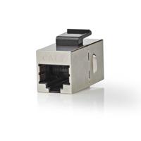 Nedis Netwerkkoppeling | CAT6a / CAT7 | Afgeschermd | RJ45 Female | RJ45 Female | Recht | Metaal | Doos - CCGB89015ME - thumbnail