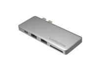 LandingZone USB Type-C Hub New Macbook Pro USB-C USB-A USB-C -Gen HDMI SD-kaart - thumbnail